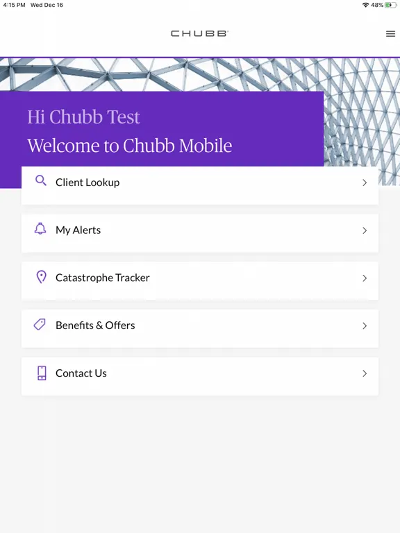 Chubb Agent Mobile iPad 应用截图