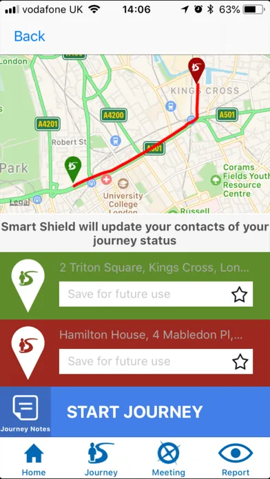 Ảnh chụp màn hình của SmartShield
