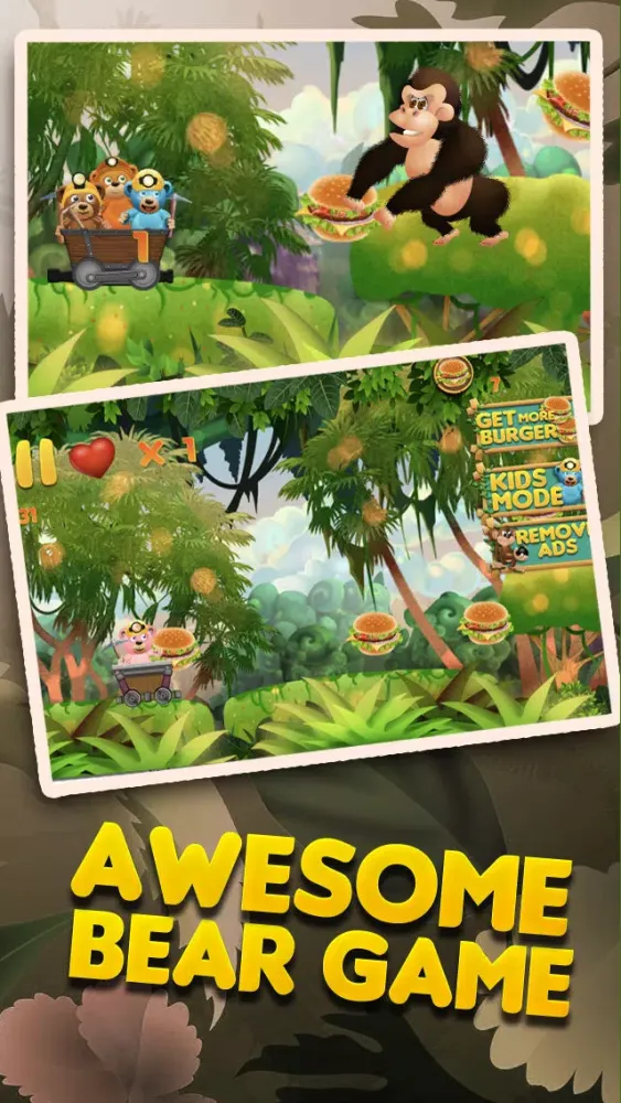 Capturas de pantalla de Burger-Crazy Bears Among Us - Hunger Battle of the Super Evil Sky Monkeys FREE