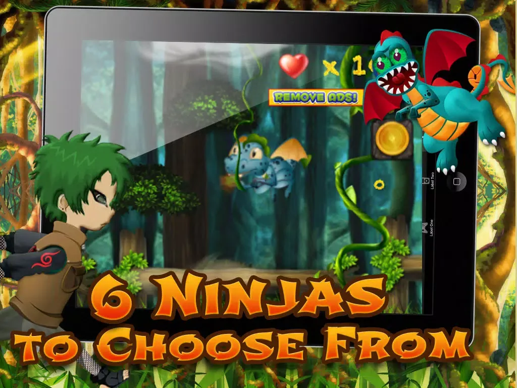 Age of the Silent Ninja Village iPad  سکرین شاٹس