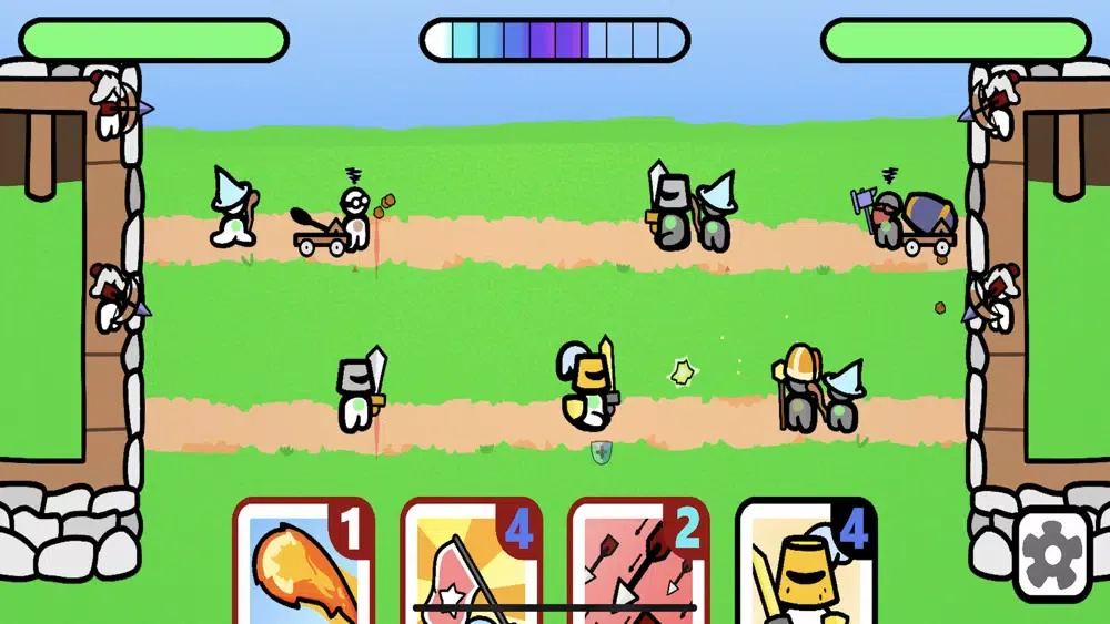 Capturas de tela do Stubby Soldiers