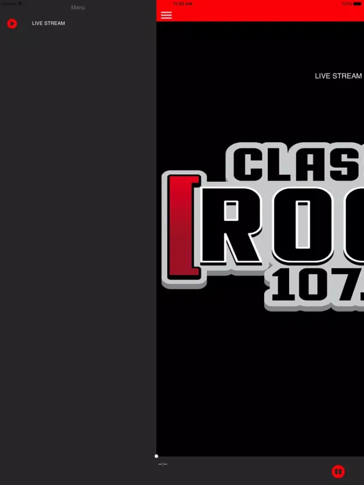 107.9 Classic Rock iPad  Screenshots