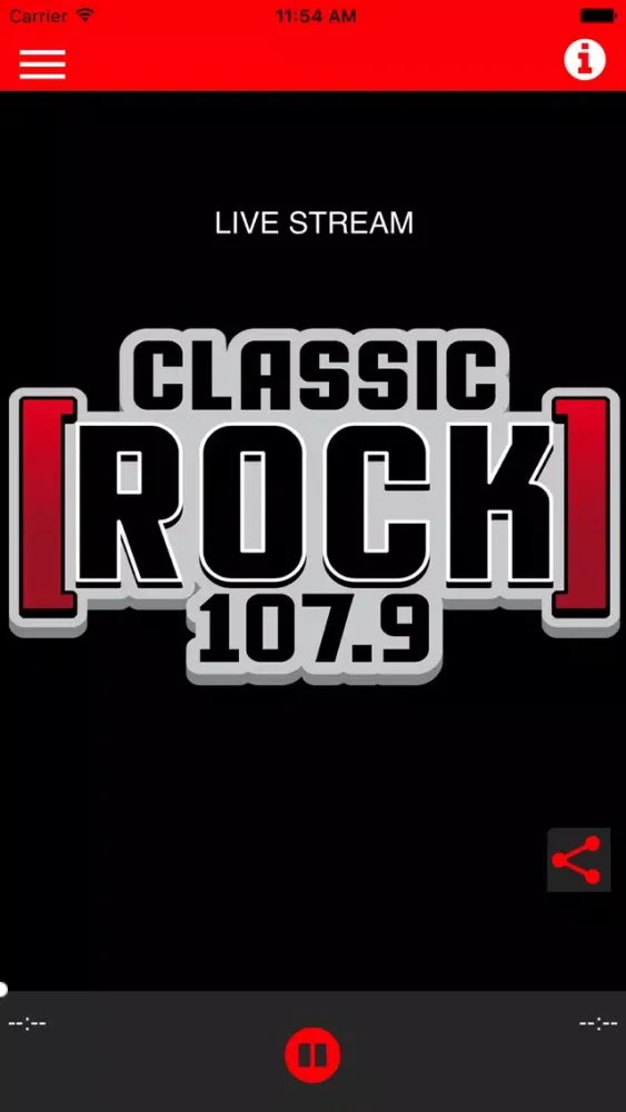 107.9 Classic Rock Screenshots