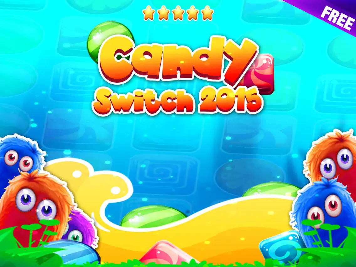Tangkapan layar Candy S‘witch 2‘015 - sweetest star and match-3 angry juice heroes swap free iPad 