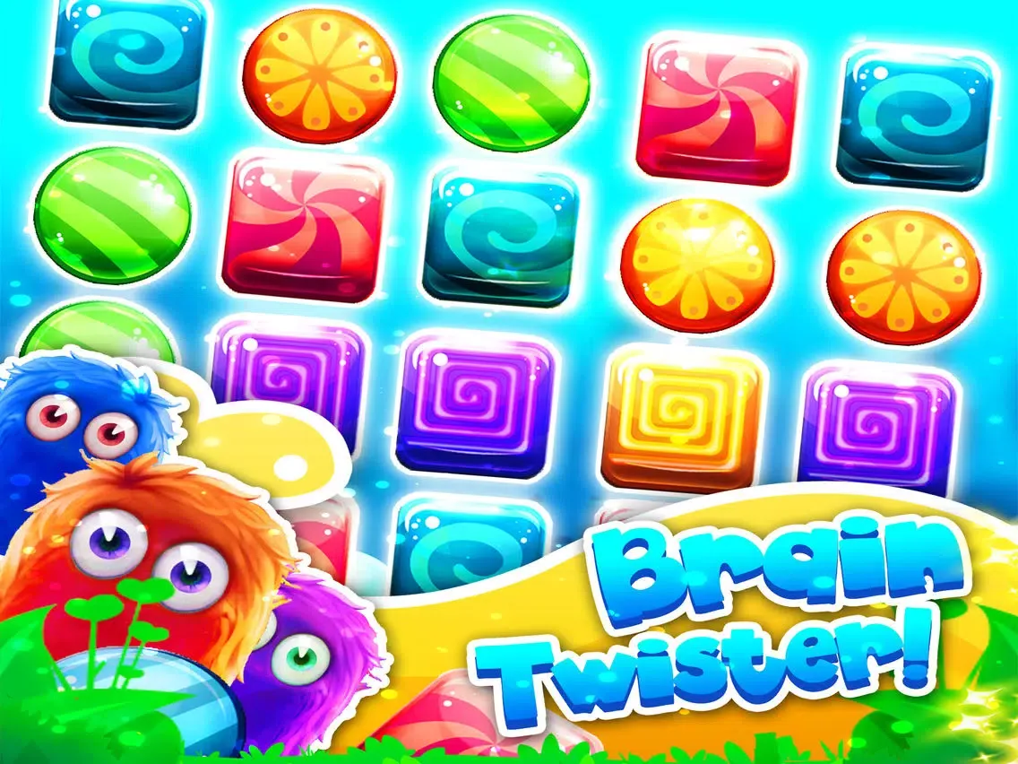 Tangkapan layar Candy S‘witch 2‘015 - sweetest star and match-3 angry juice heroes swap free iPad 