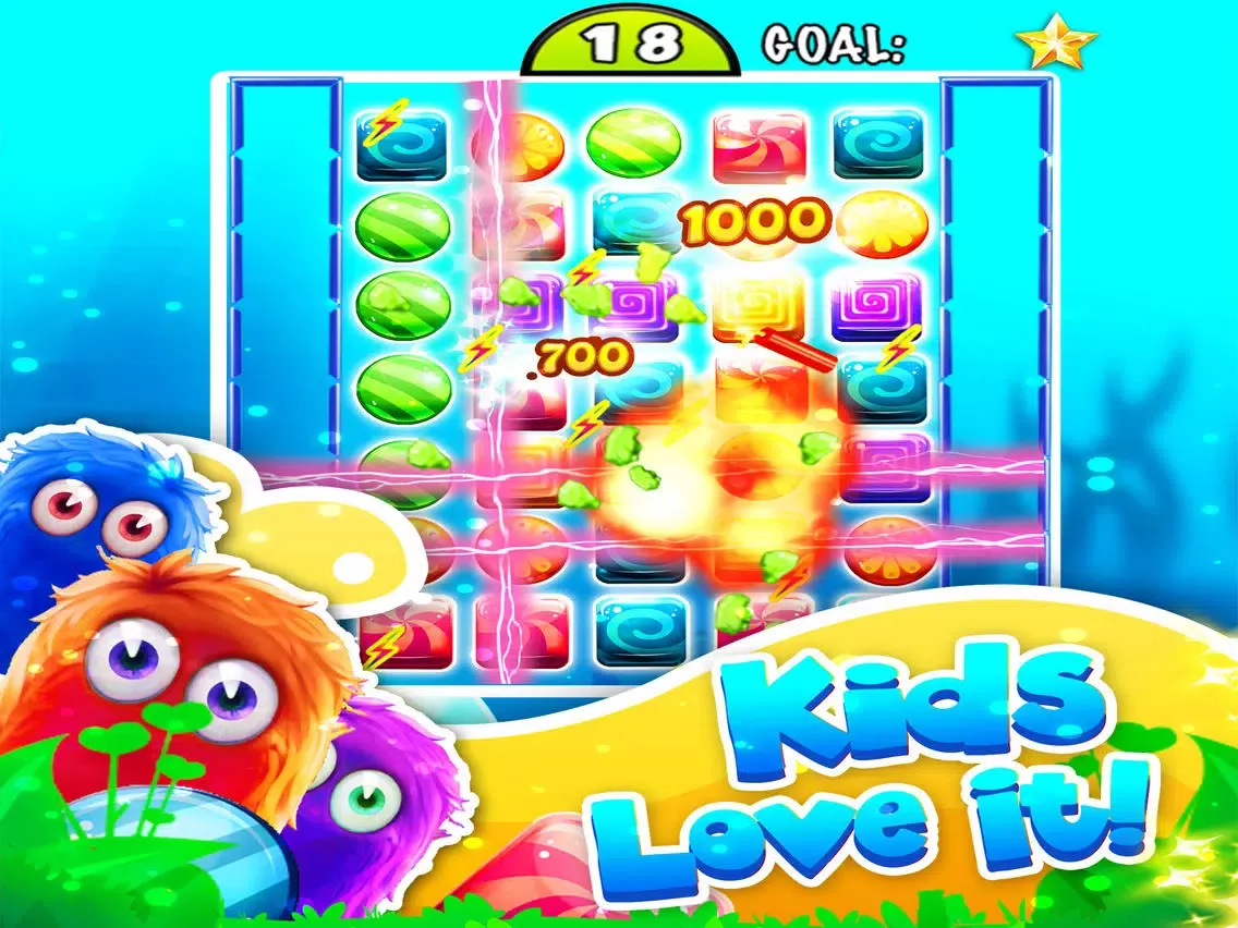 Tangkapan layar Candy S‘witch 2‘015 - sweetest star and match-3 angry juice heroes swap free iPad 