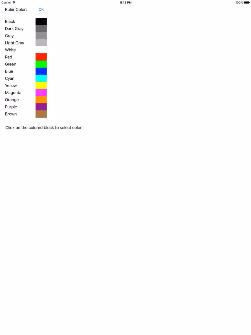 Capturas de tela do Transparent Ruler iPad 