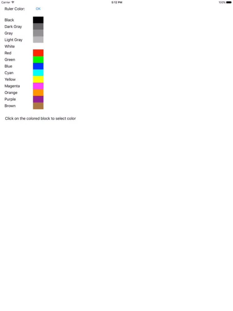 Transparent Ruler iPad  스크린샷