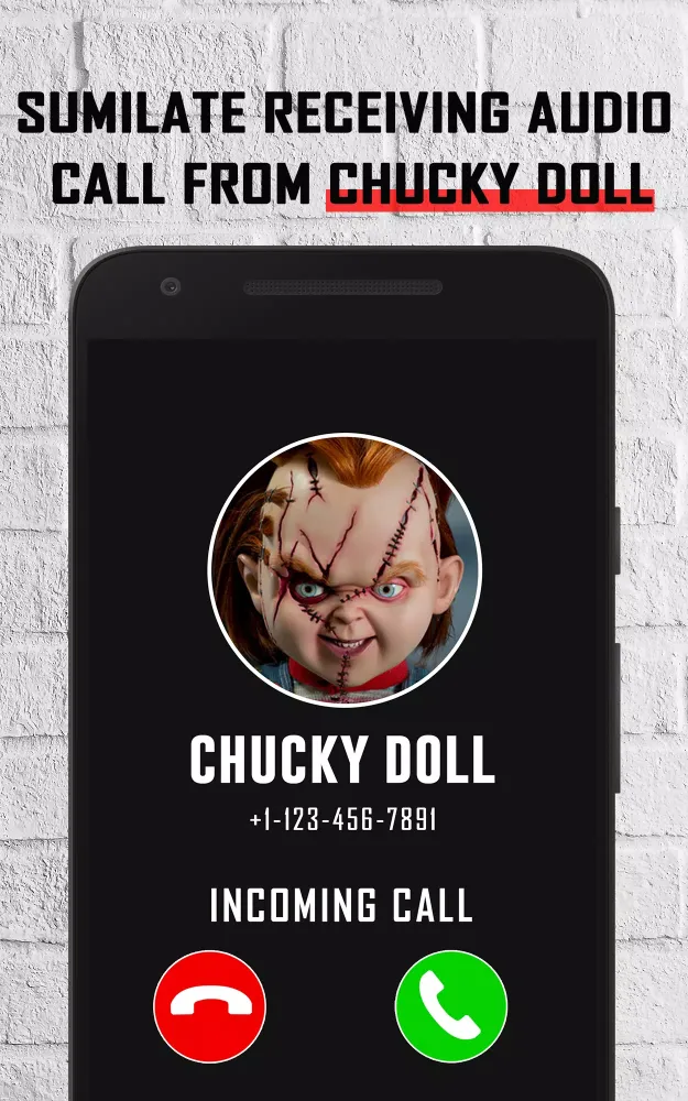 Scary Chucky Doll video call Screenshots