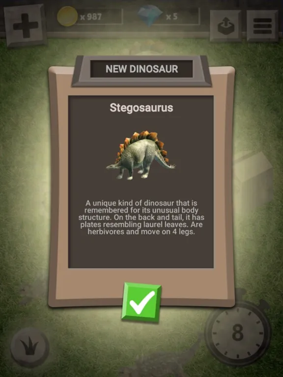Unknown planet: Dino evolution iPad  Screenshots