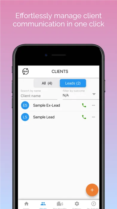 Capturas de tela do UnifiedChoice  Sales agent CRM