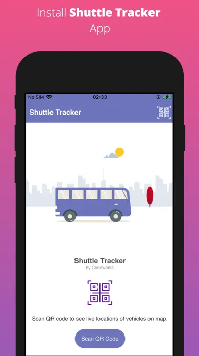 Shuttle Tracker QR سکرین شاٹس