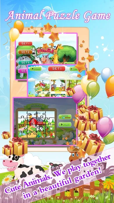 ภาพหน้าจอของ Animal Puzzle Games Kids & Toddlers Learning Free
