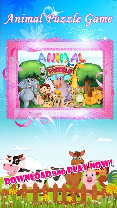 ภาพหน้าจอของ Animal Puzzle Games Kids & Toddlers Learning Free