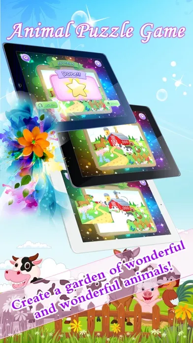 ภาพหน้าจอของ Animal Puzzle Games Kids & Toddlers Learning Free