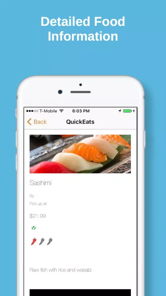 Capturas de pantalla de QuickEats - Mobile Orders