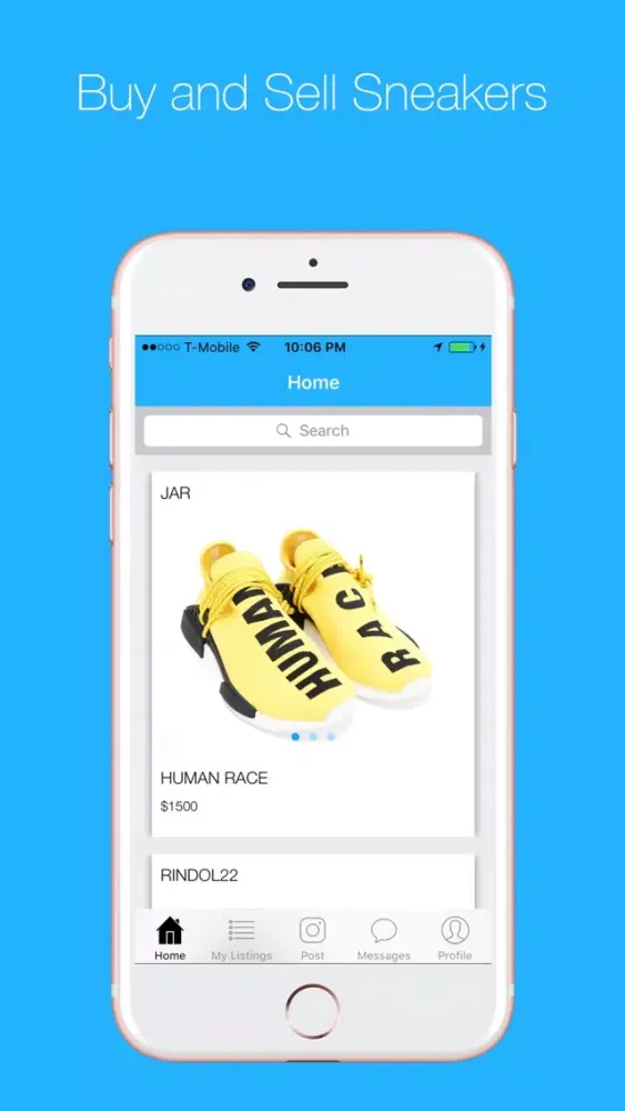 Ảnh chụp màn hình của Sneaker Freakerz