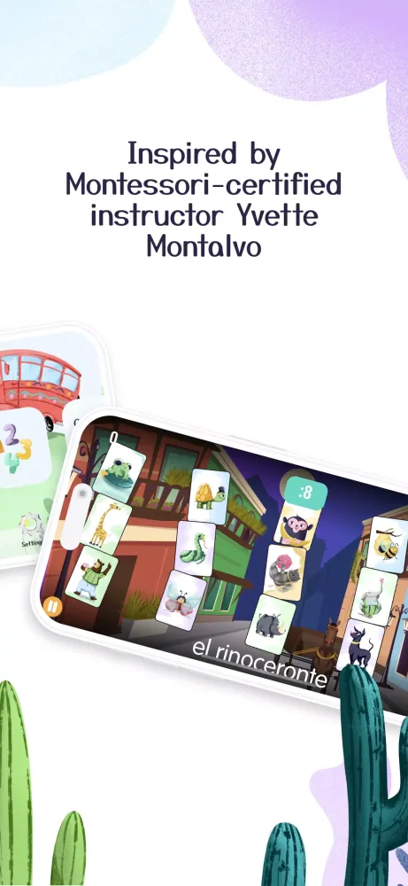 Capturas de pantalla de Spanish School Bus for Kids
