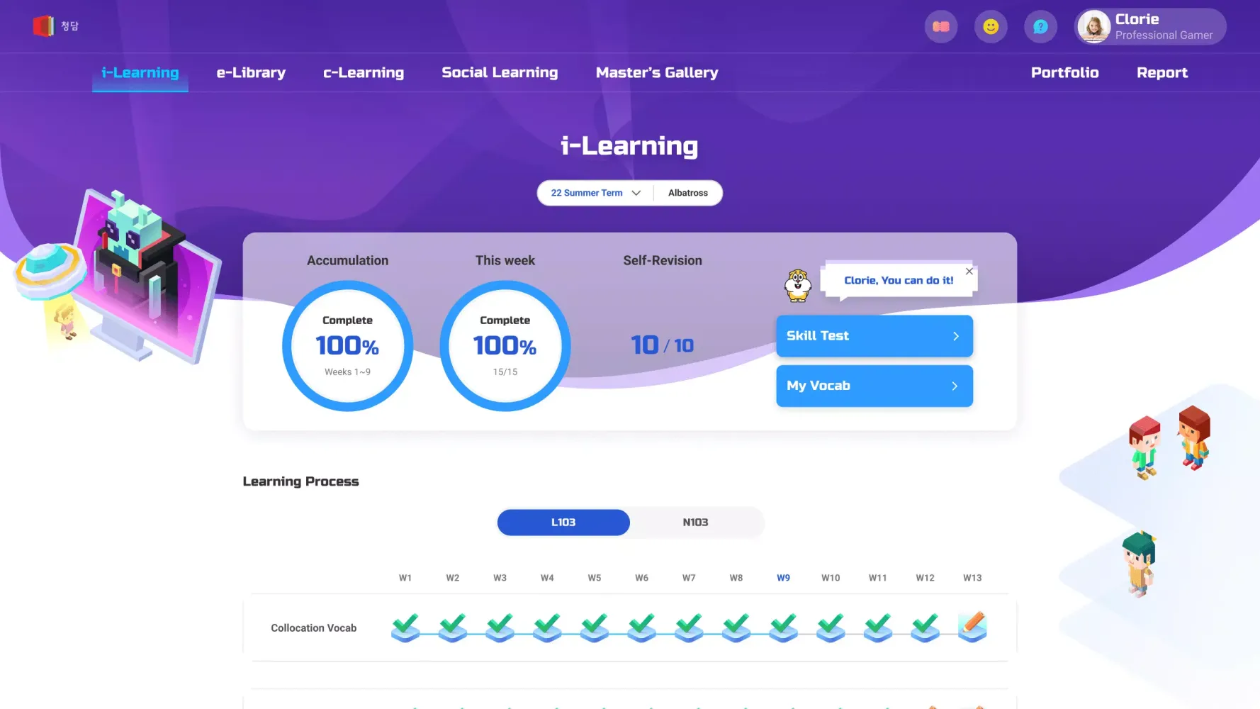 Zrzuty ekranu Creverse Learning Portal