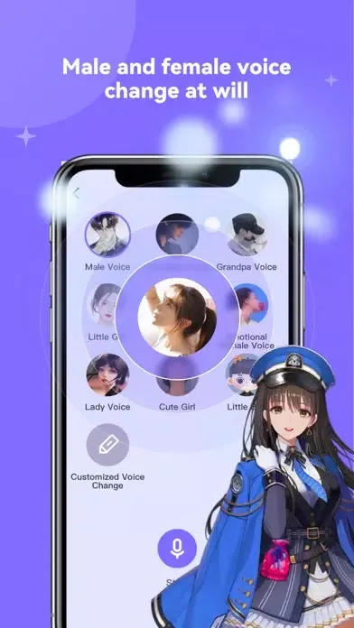 Capturas de pantalla de Spring Voice Changer calling