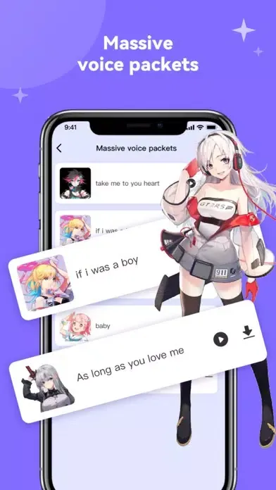 Capturas de pantalla de Spring Voice Changer calling
