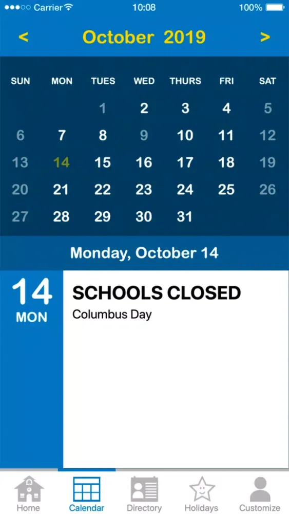 Long Beach NY School Calendar স্ক্রিনশট