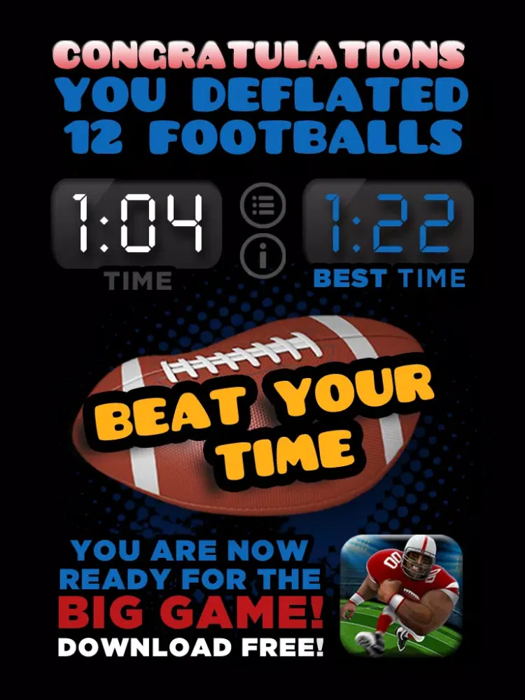 ภาพหน้าจอของ Deflate-Gate iPad 
