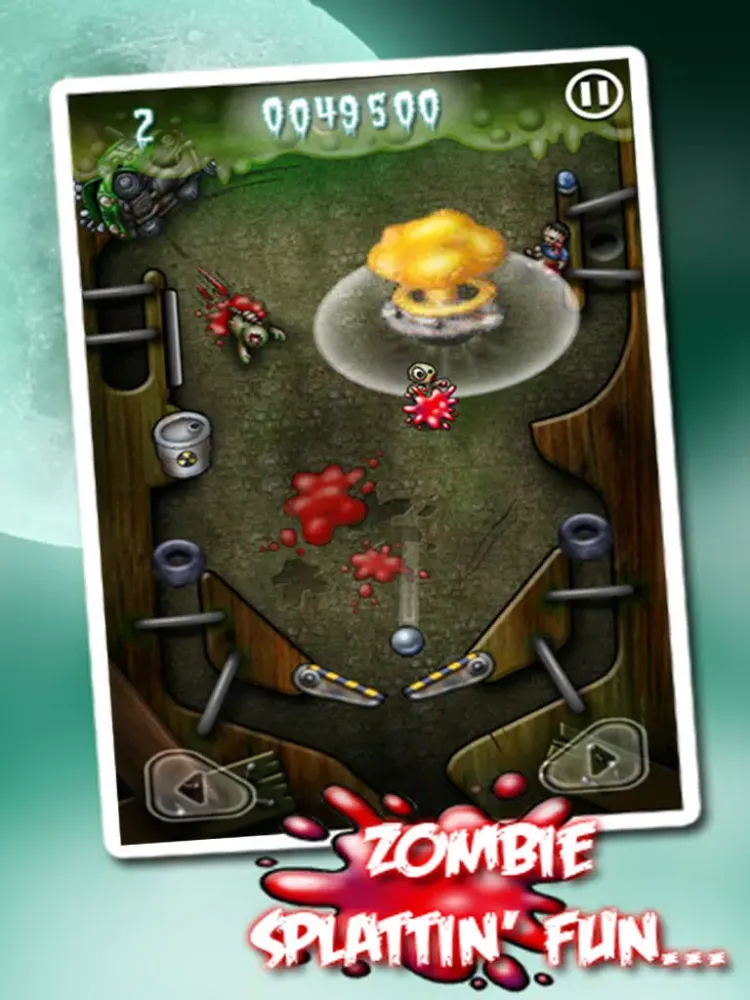 Zombie Pinball Arcade - A Scary Halloween Game For Kids Free iPad 應用截圖