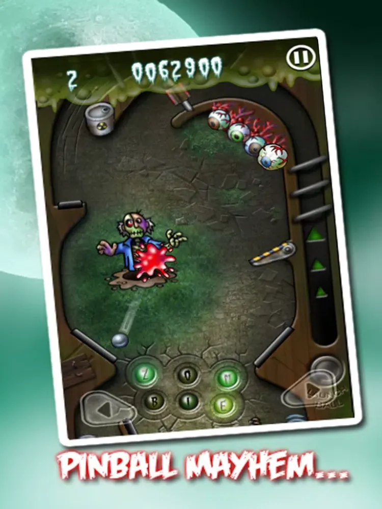 Zombie Pinball Arcade - A Scary Halloween Game For Kids Free iPad 應用截圖