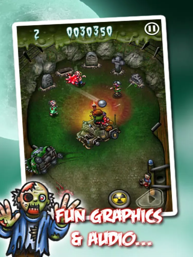 Zombie Pinball Arcade - A Scary Halloween Game For Kids Free iPad 應用截圖