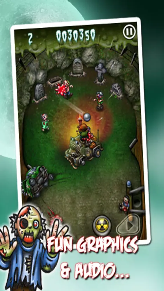 Zombie Pinball Arcade - A Scary Halloween Game For Kids Free應用截圖