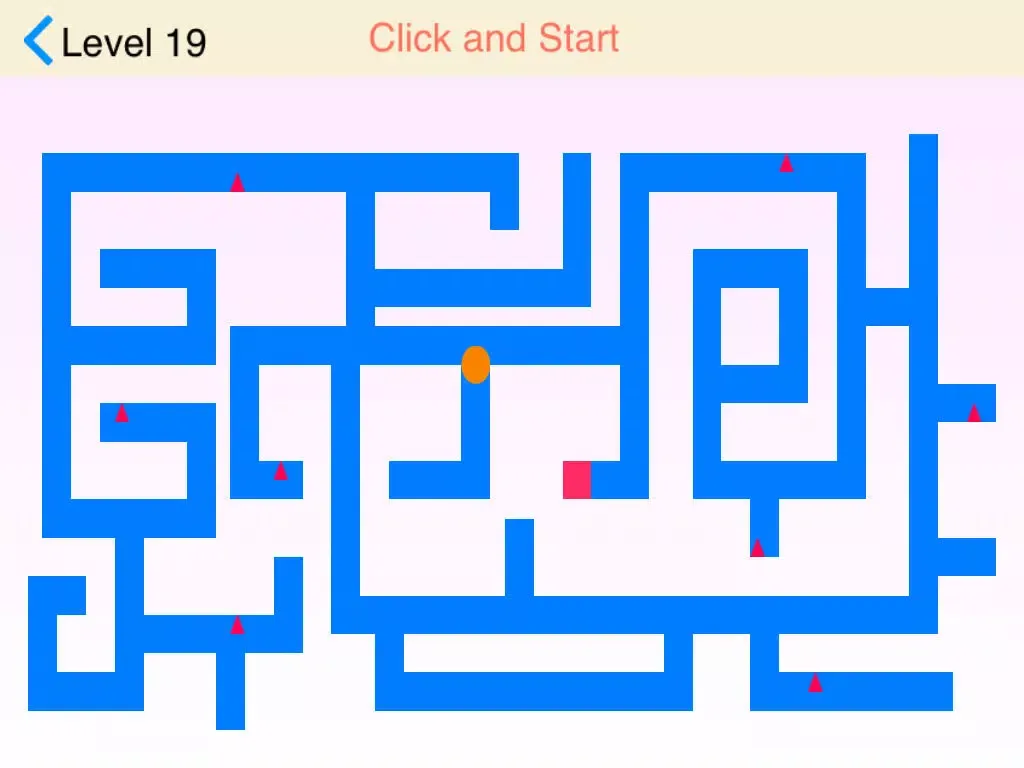 Touch Maze Line ------ touch and move dots make item in the line,NOT GRAVITY GAME iPad Screenshots