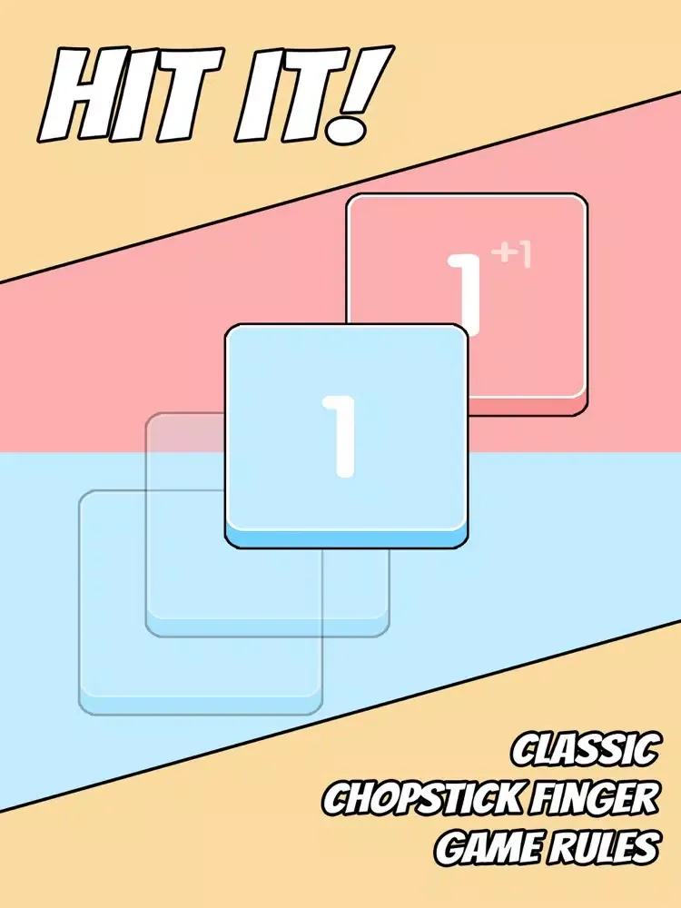 Tangkapan layar OneOne - Chopstick Finger Game iPad 