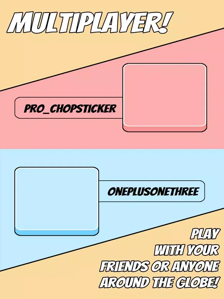 Tangkapan layar OneOne - Chopstick Finger Game iPad 