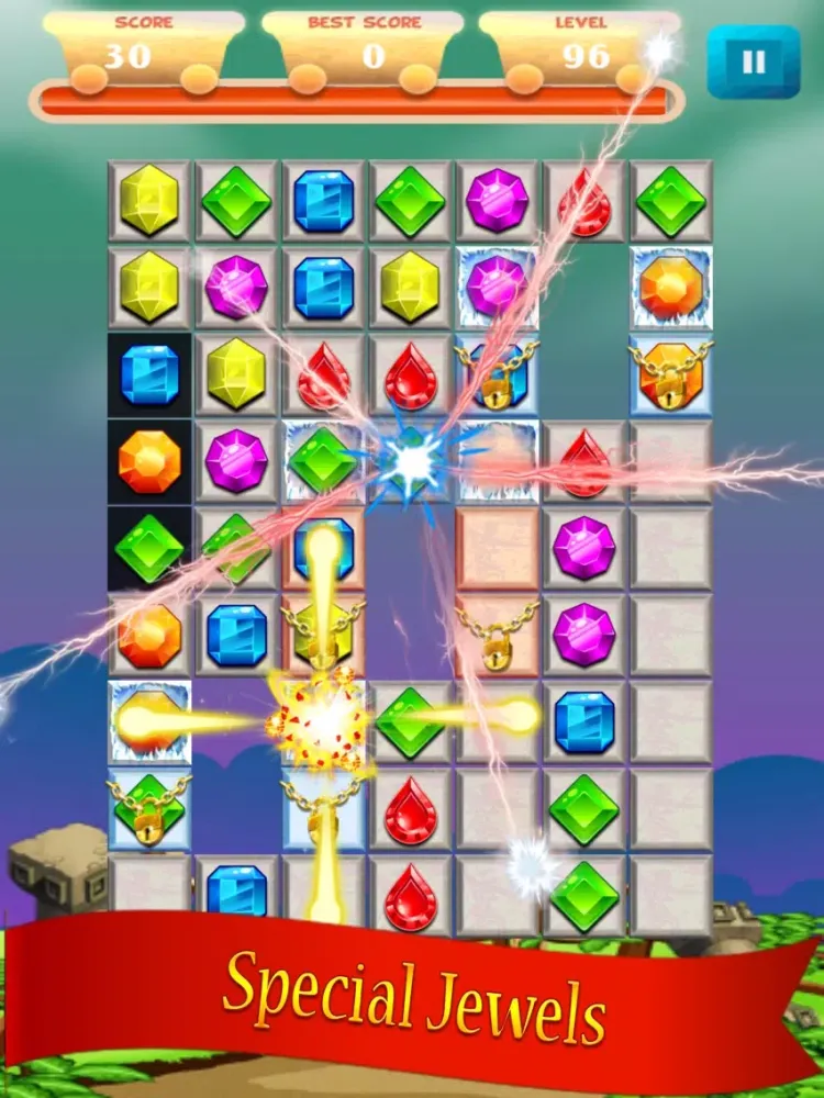 Jewels Quest Deluxe iPad  스크린샷