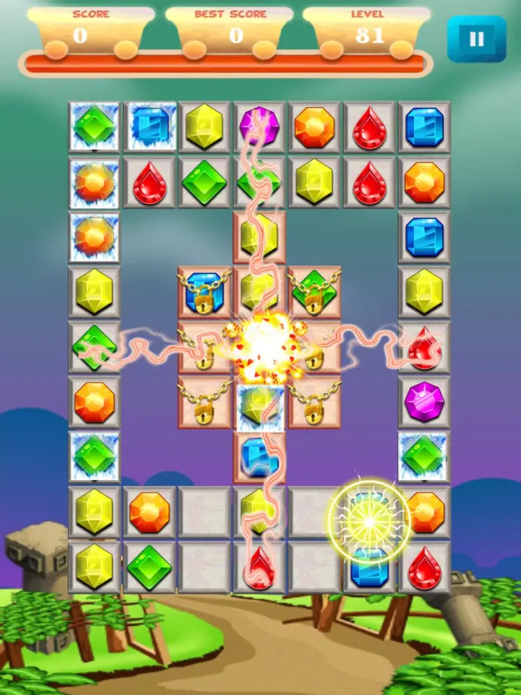 Jewels Quest Deluxe iPad  스크린샷