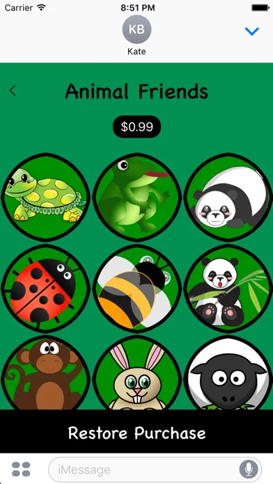 Tree Stickers For iMessage Ekran Görüntüleri