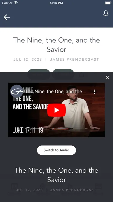 Captures d'écran de Grace Church of the Valley App