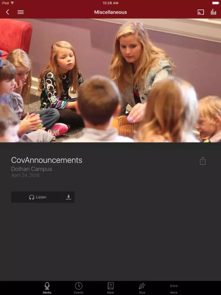 Covenant UMC Dothan iPad  Ekran Görüntüleri