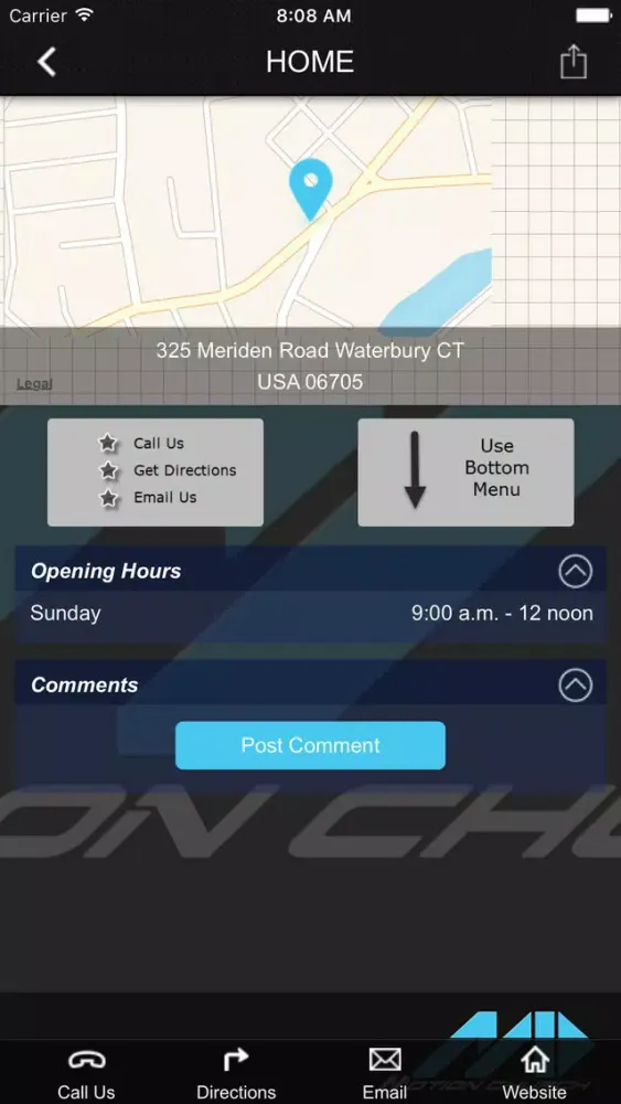 Capturas de pantalla de Motion Church.