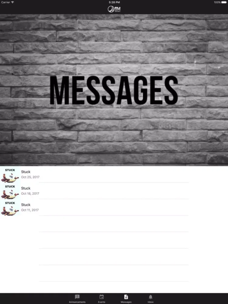 Capturas de pantalla de The Avenue Student Ministry iPad 