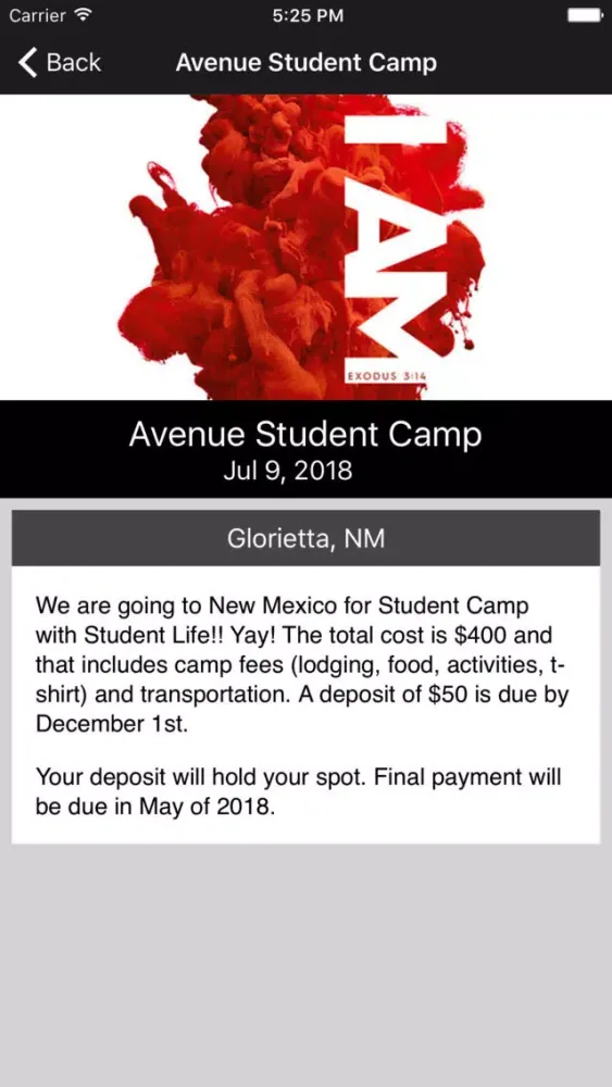 Capturas de pantalla de The Avenue Student Ministry