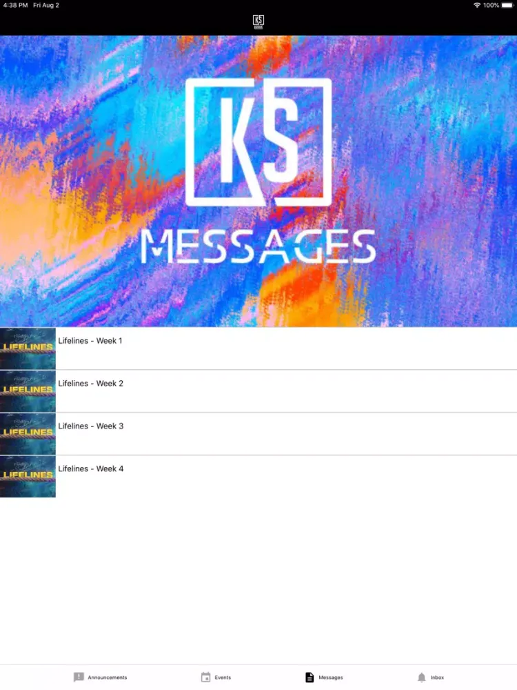 Krave Student Ministries iPad  स्क्रीनशॉट
