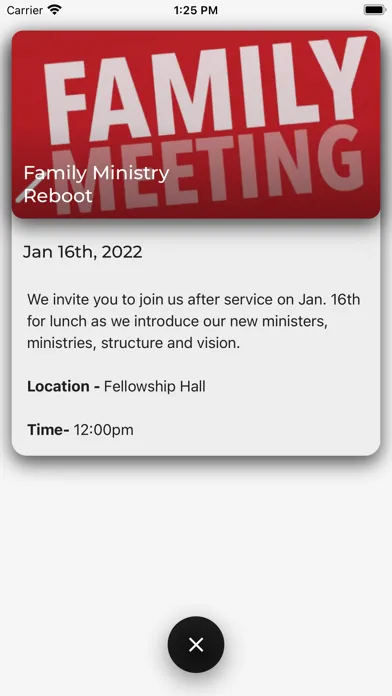 Zrzuty ekranu Quail Creek Family Ministry