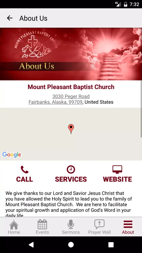 Mount Pleasant Baptist Church スクリーンショット