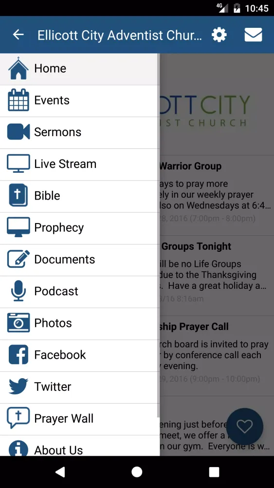 Ellicott City Adventist Church Screenshots