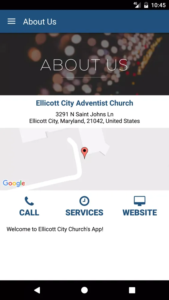 Ellicott City Adventist Church Screenshots