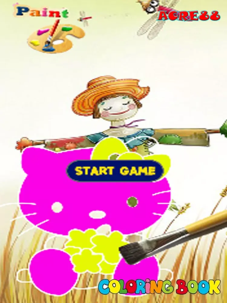Funny Coloring for Hello kit Version iPad  Screenshots