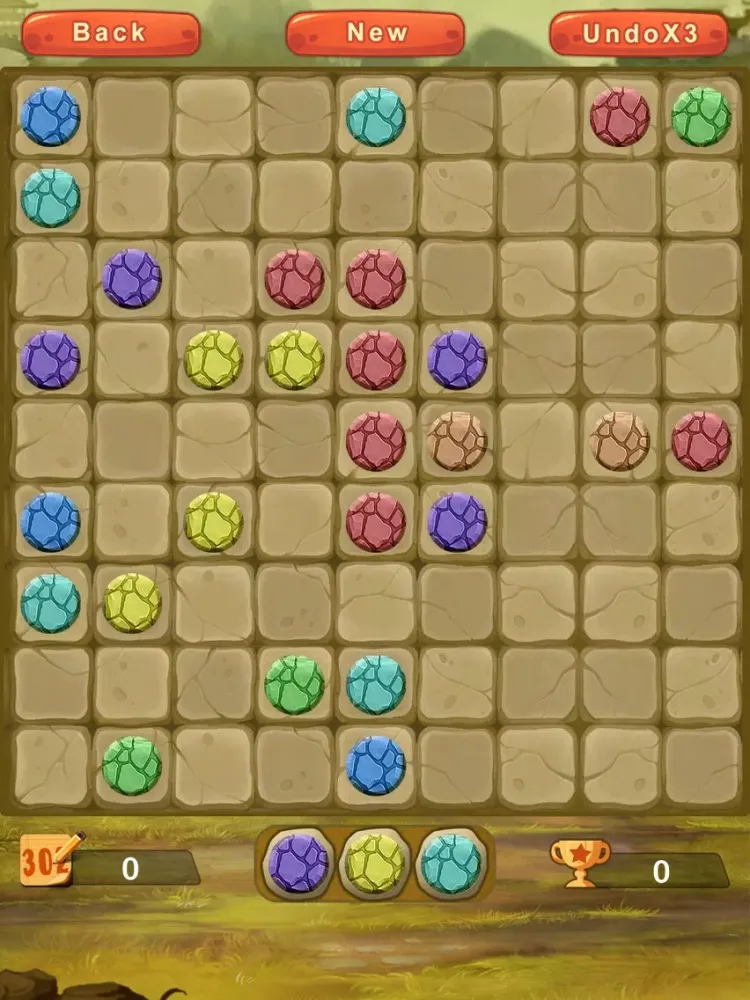 Funny Five Ball Line iPad 應用截圖