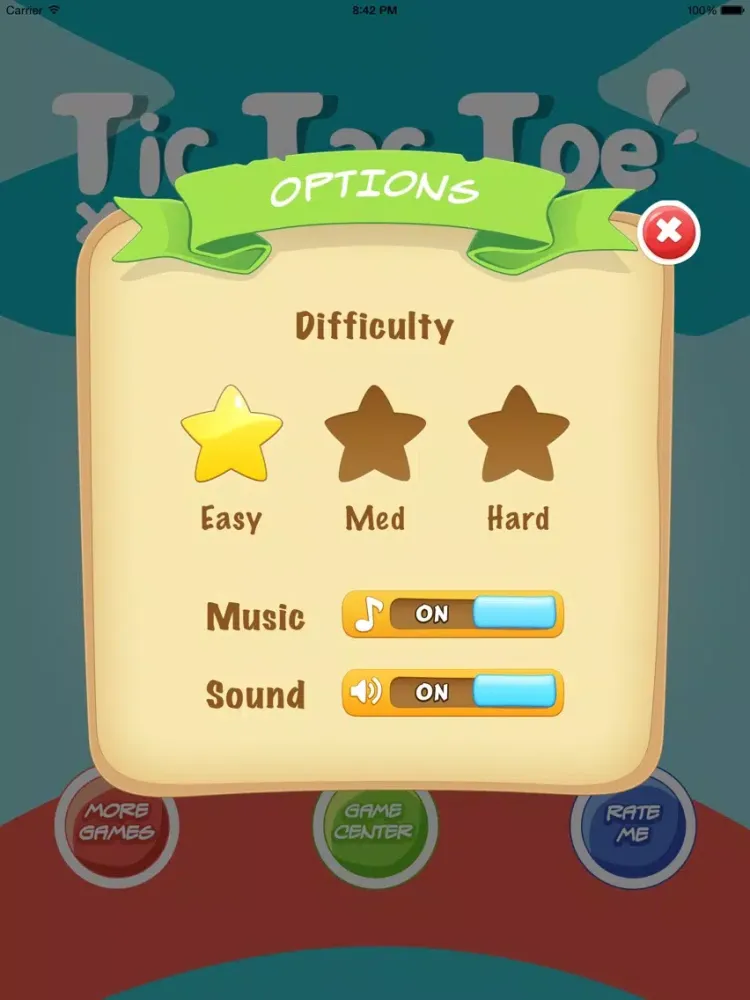Funny Tic-tac-toe iPad  스크린샷
